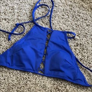 Pink by Victoria’s Secret blue swim top